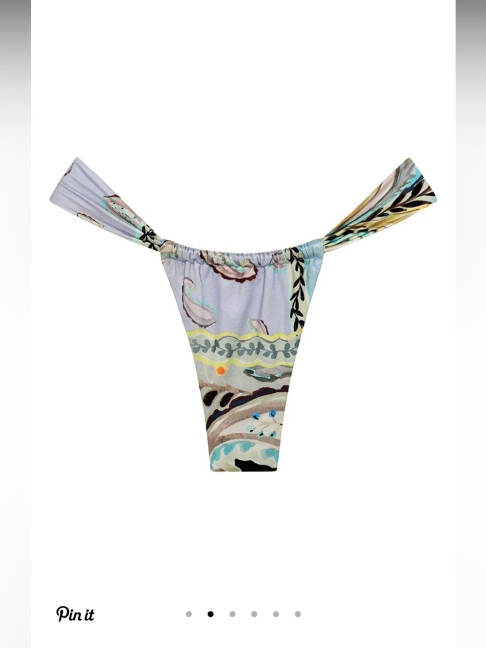 Montce St. Barths Floral Sandra Bikini Bottom Size Large